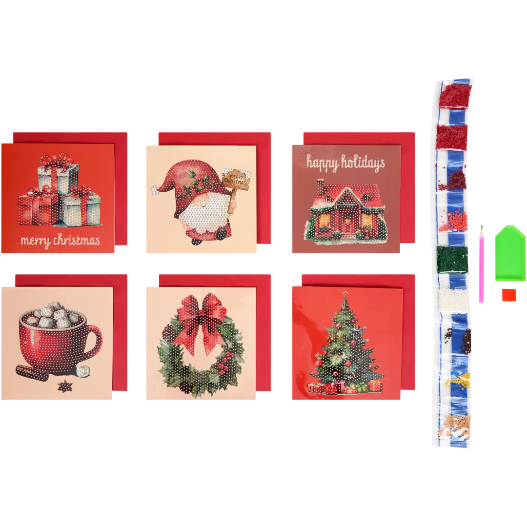 Diamond Painting Weihnachtskarten 2