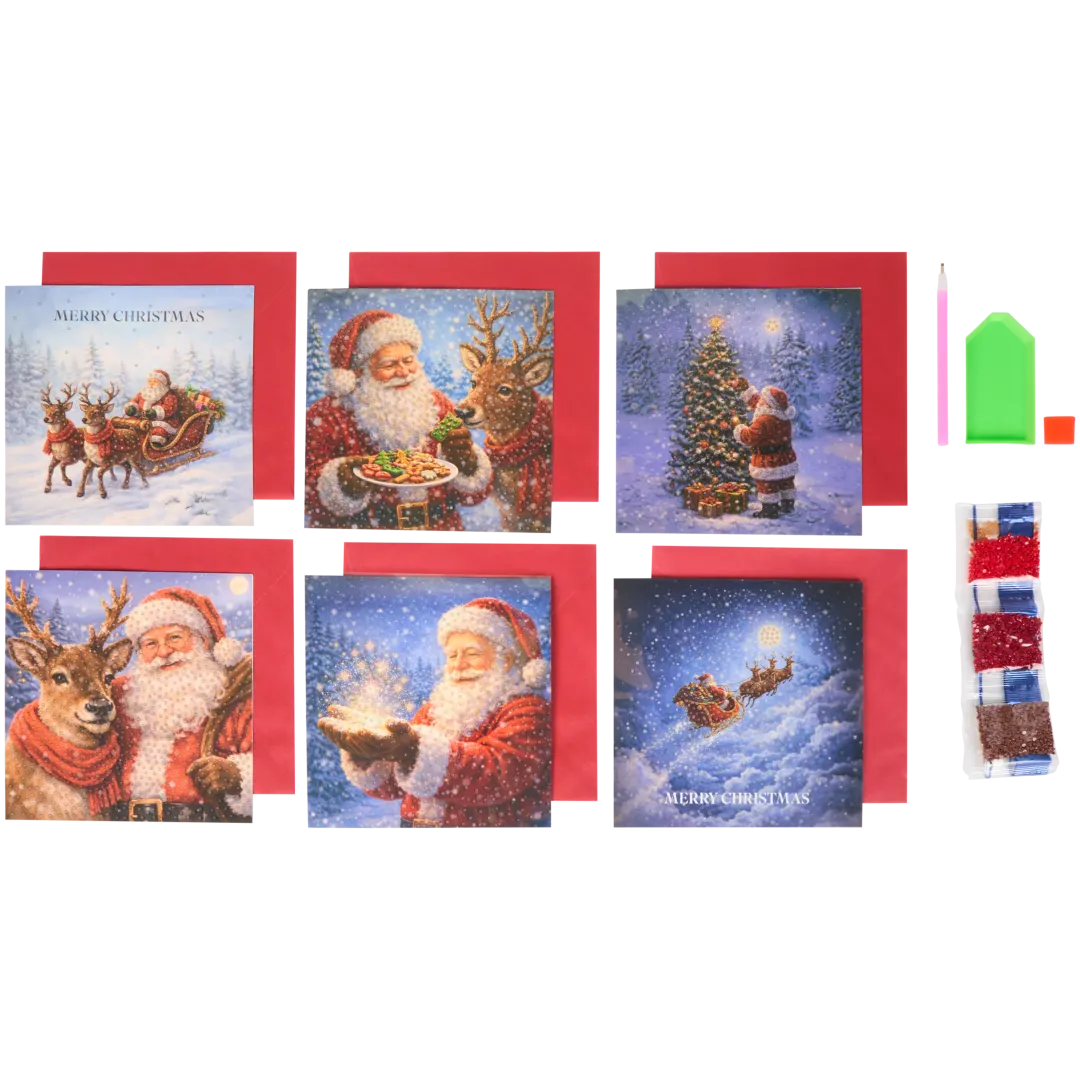 Cartoline di Natale diamond painting 2