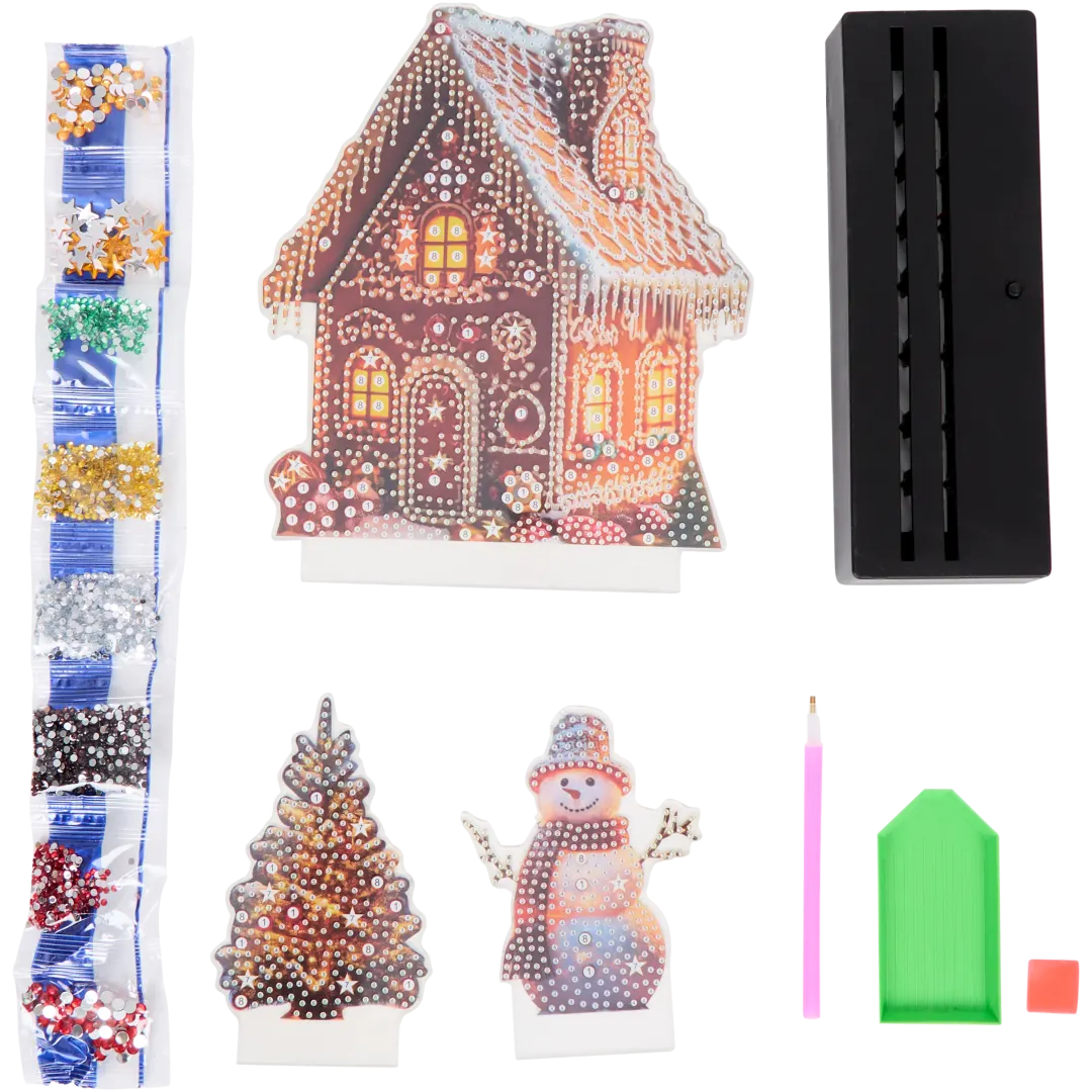 Led kerst diamond painting 2