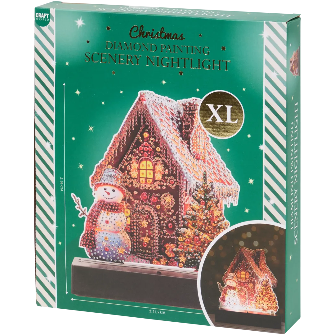 Led kerst diamond painting 1