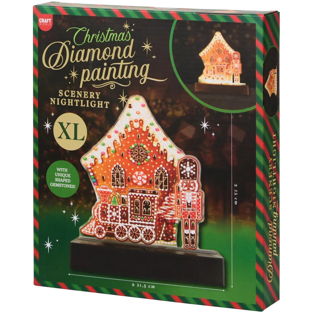 Peinture diamant de Noël LED