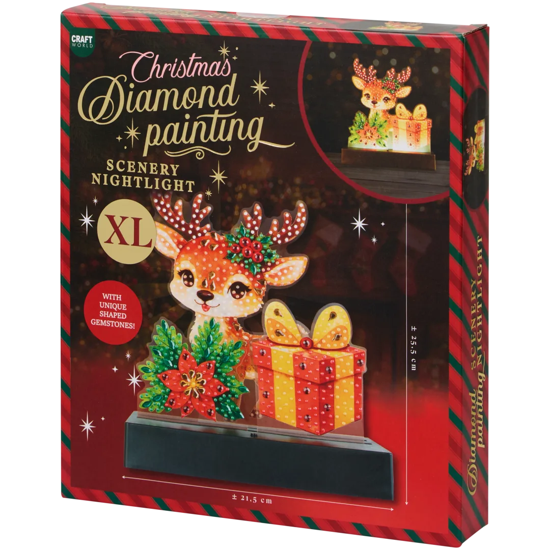 Peinture diamant de Noël LED