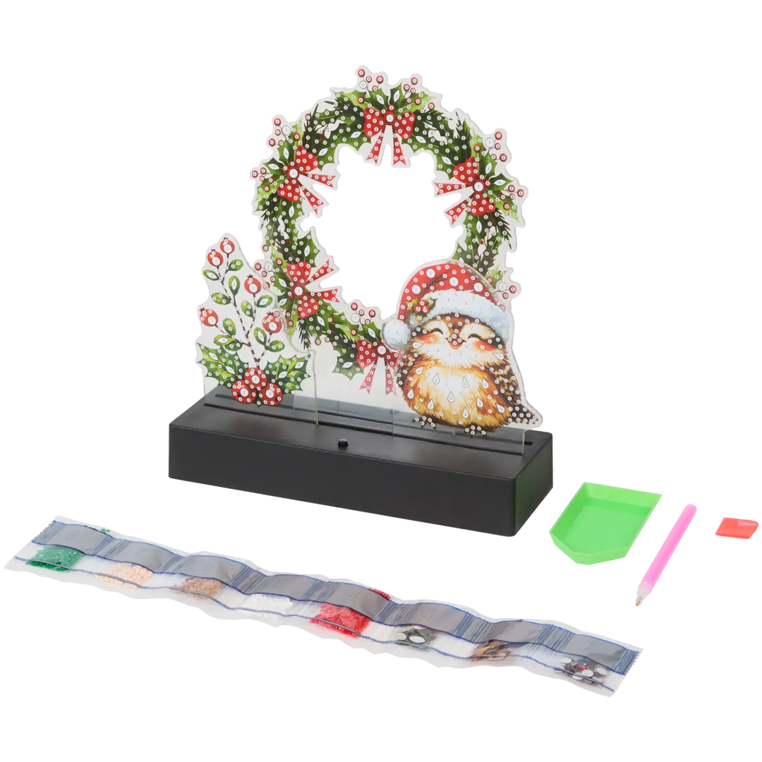 Diamond Painting LED de Natal