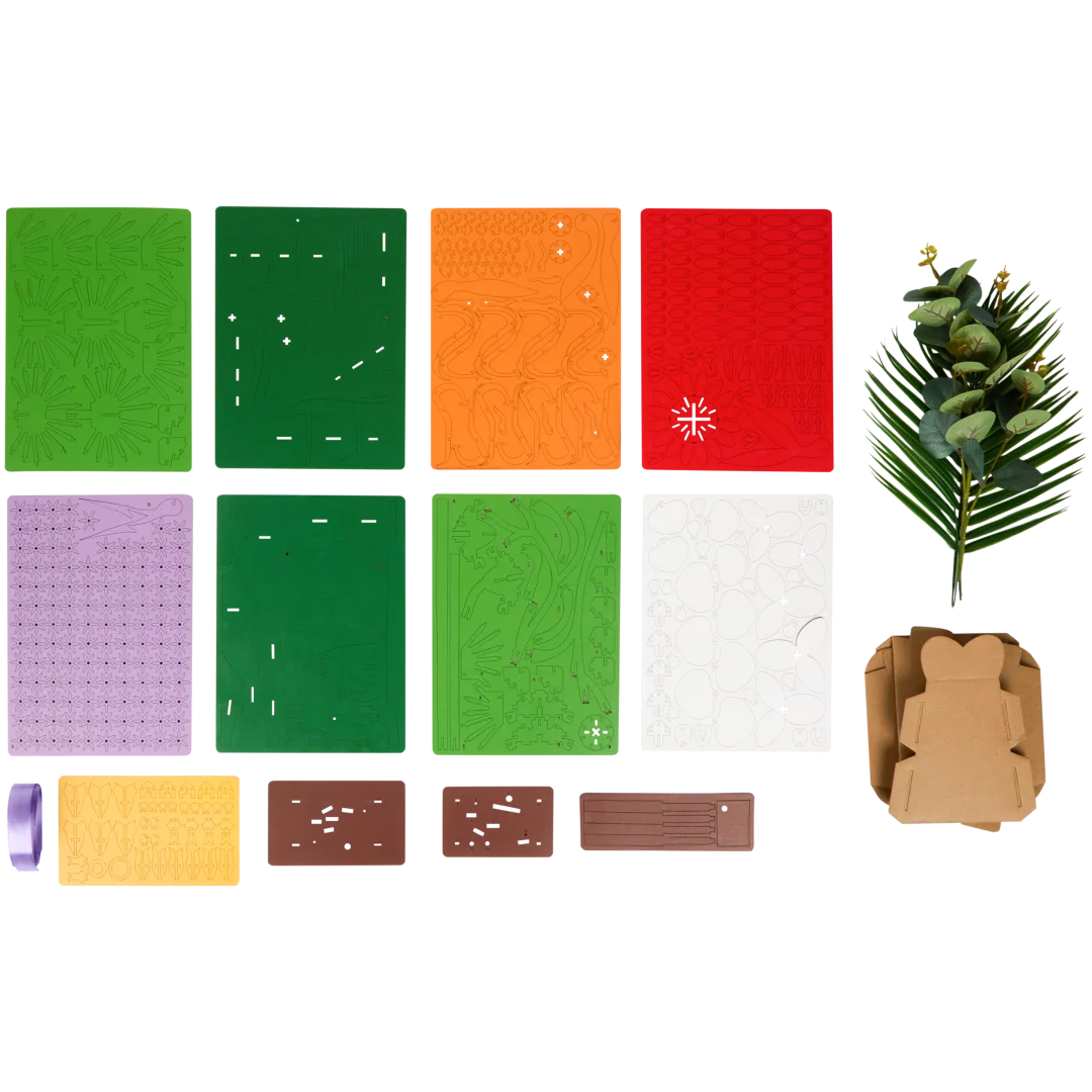 Kit créatif bouquet en bois 2