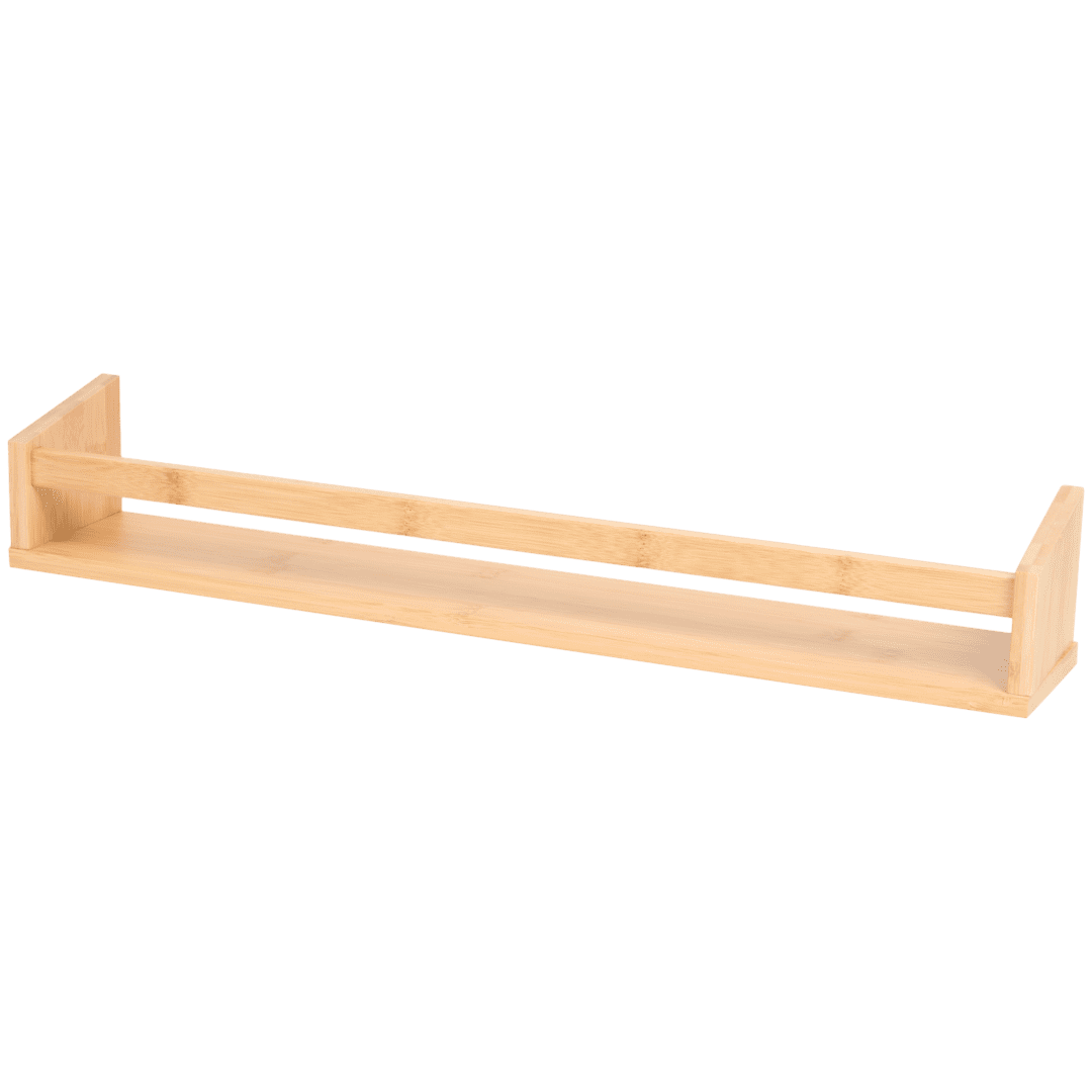 Nástenná polica z bambusového dreva