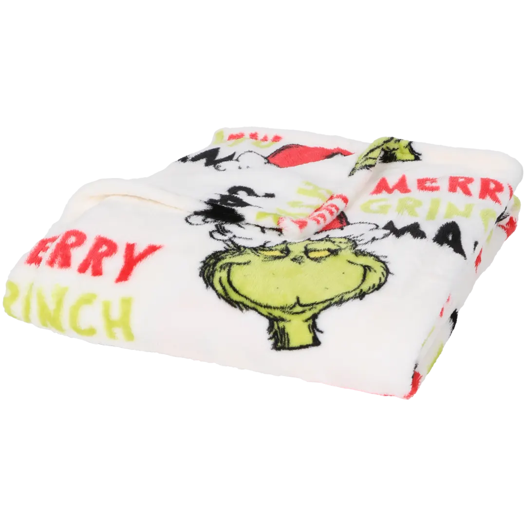 Plaid de Noël Le Grinch