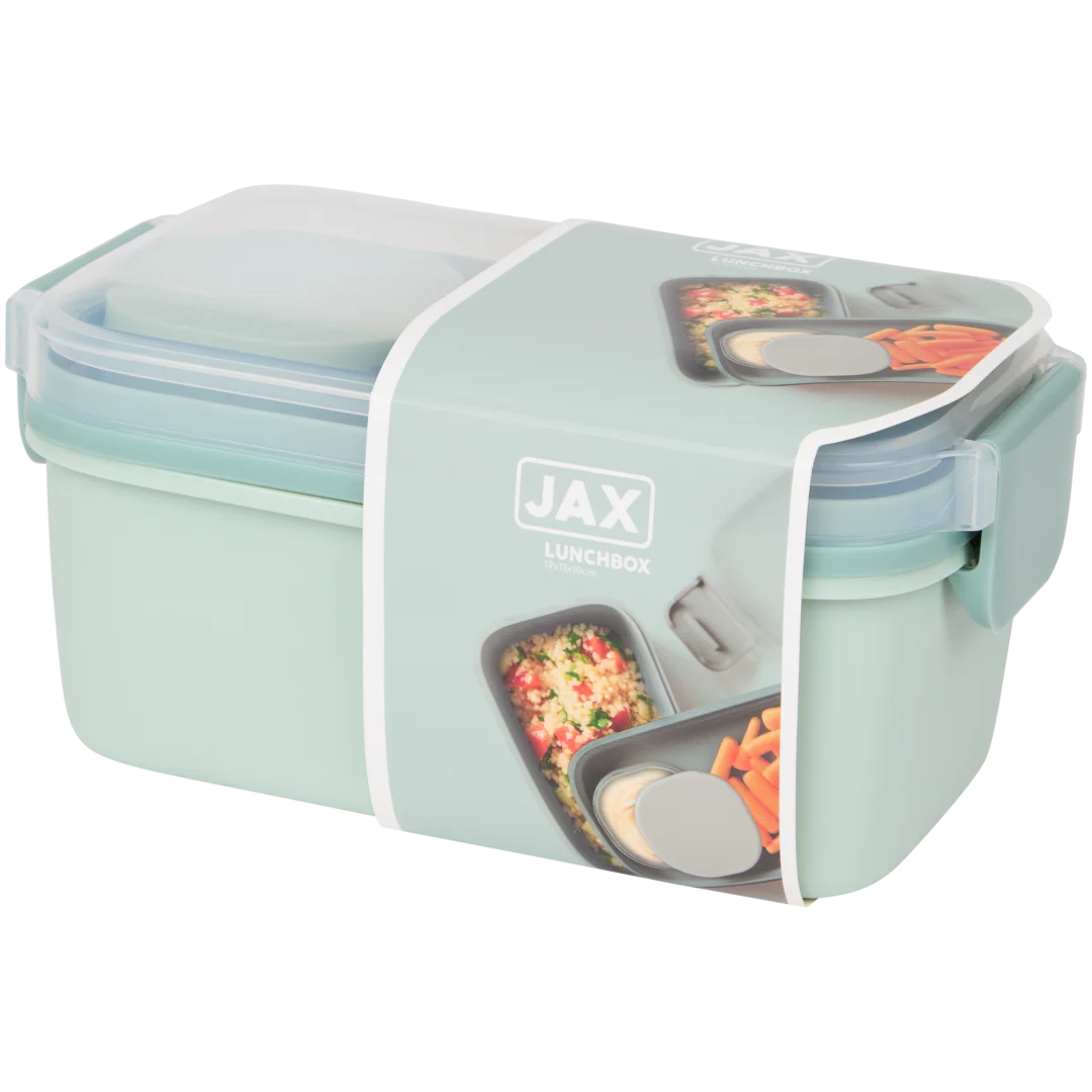 Jax lunchbox met divider