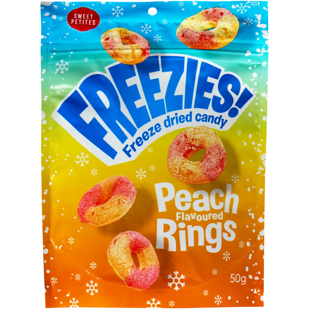 Gevriesdroogd snoep Perzik