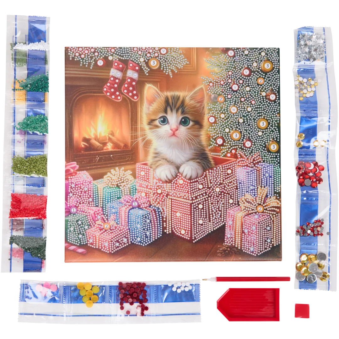 Diamond painting Kerst