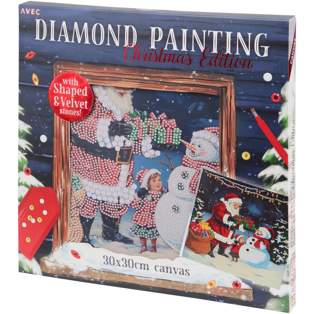 Diamond painting Kerst