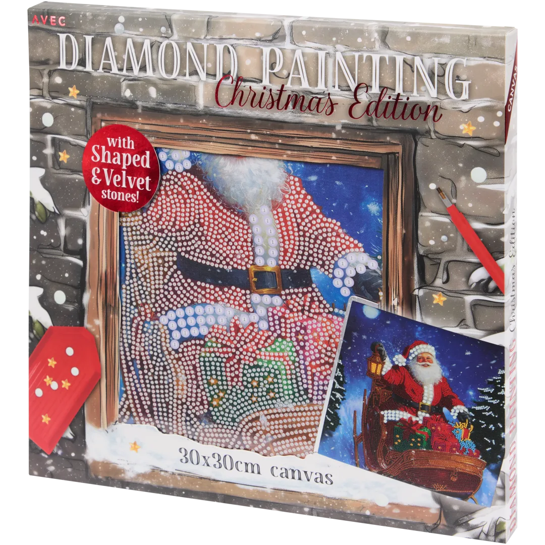 Diamond painting Kerst