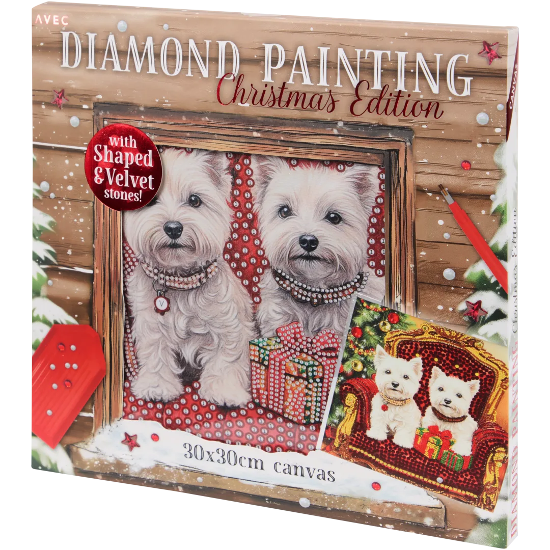 Diamond painting Kerst