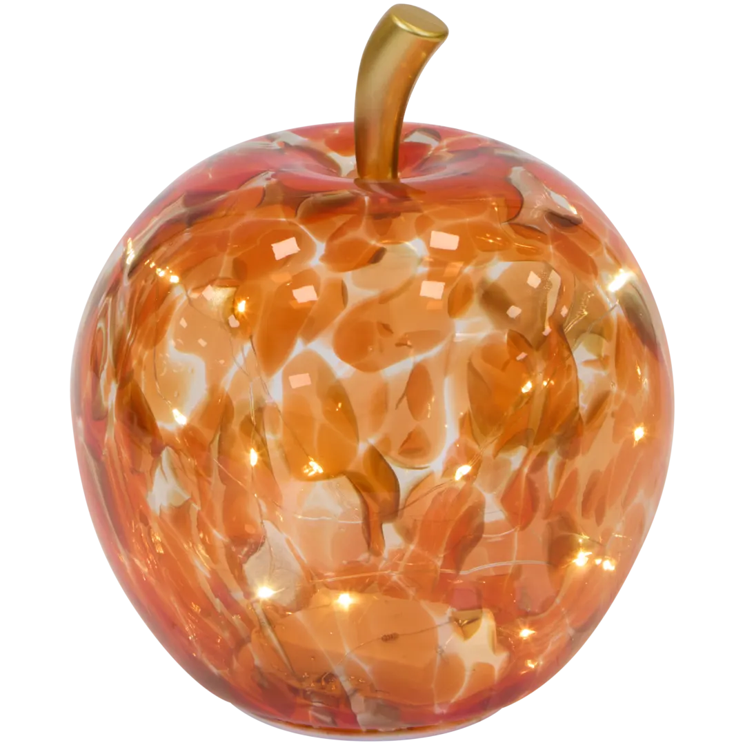 Glasapfel mit LED-Beleuchtung 2