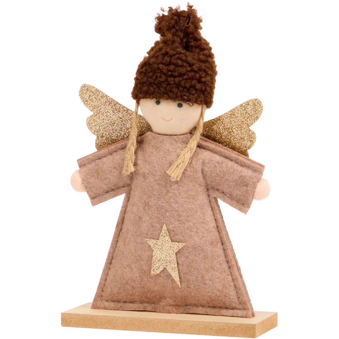 Kerstfiguur van vilt