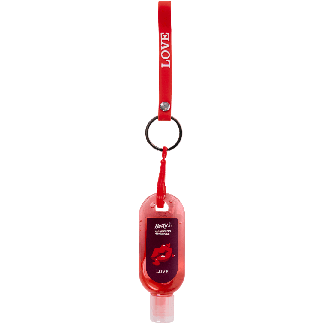 Betty's sleutelhanger met handgel 2