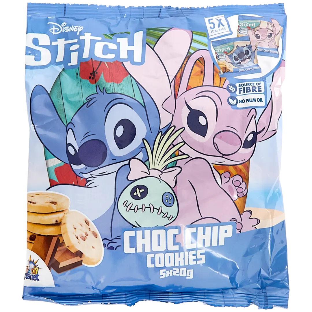 Biscotti con gocce di cioccolato Lilo & Stitch