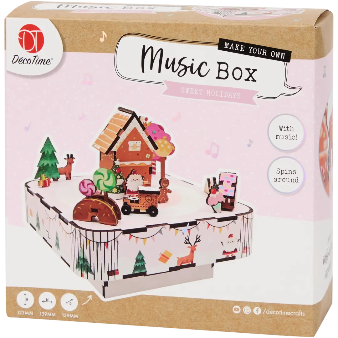 Kit créatif boîte à musique DécoTime 3