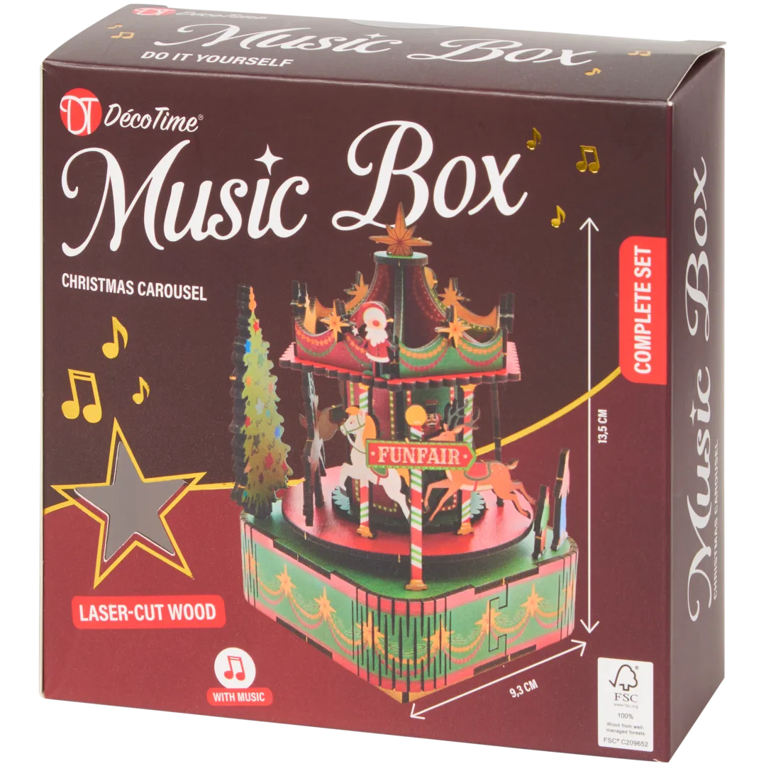 Kit créatif boîte à musique DécoTime