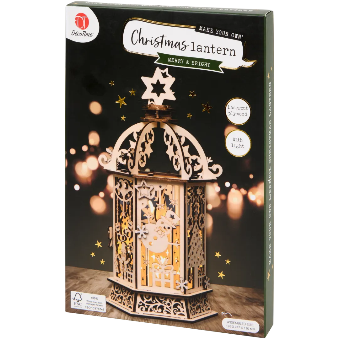 DécoTime maak je eigen kerst lantaarn