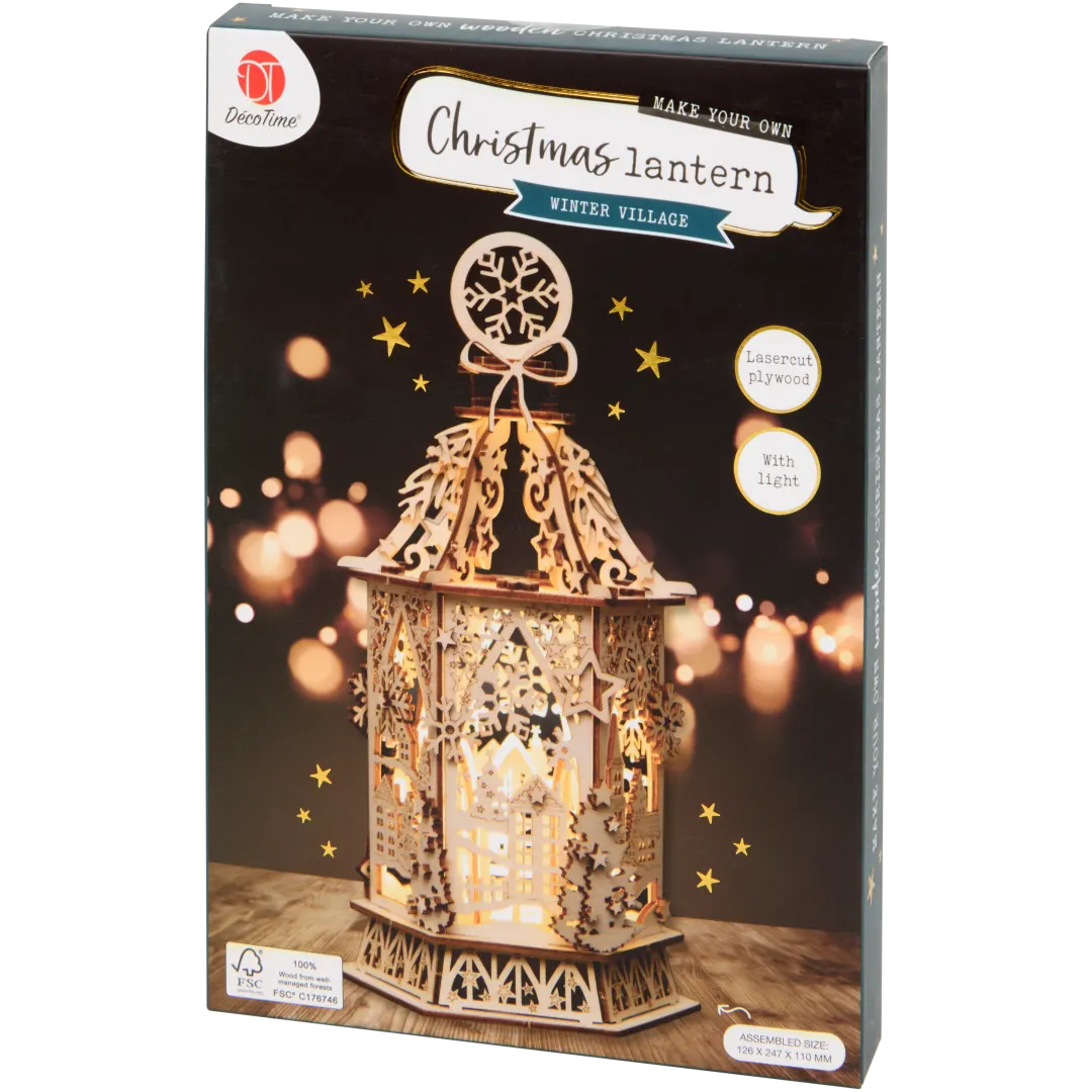 DécoTime maak je eigen kerst lantaarn