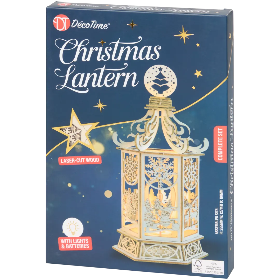 Kit créatif lanterne de Noël DécoTime