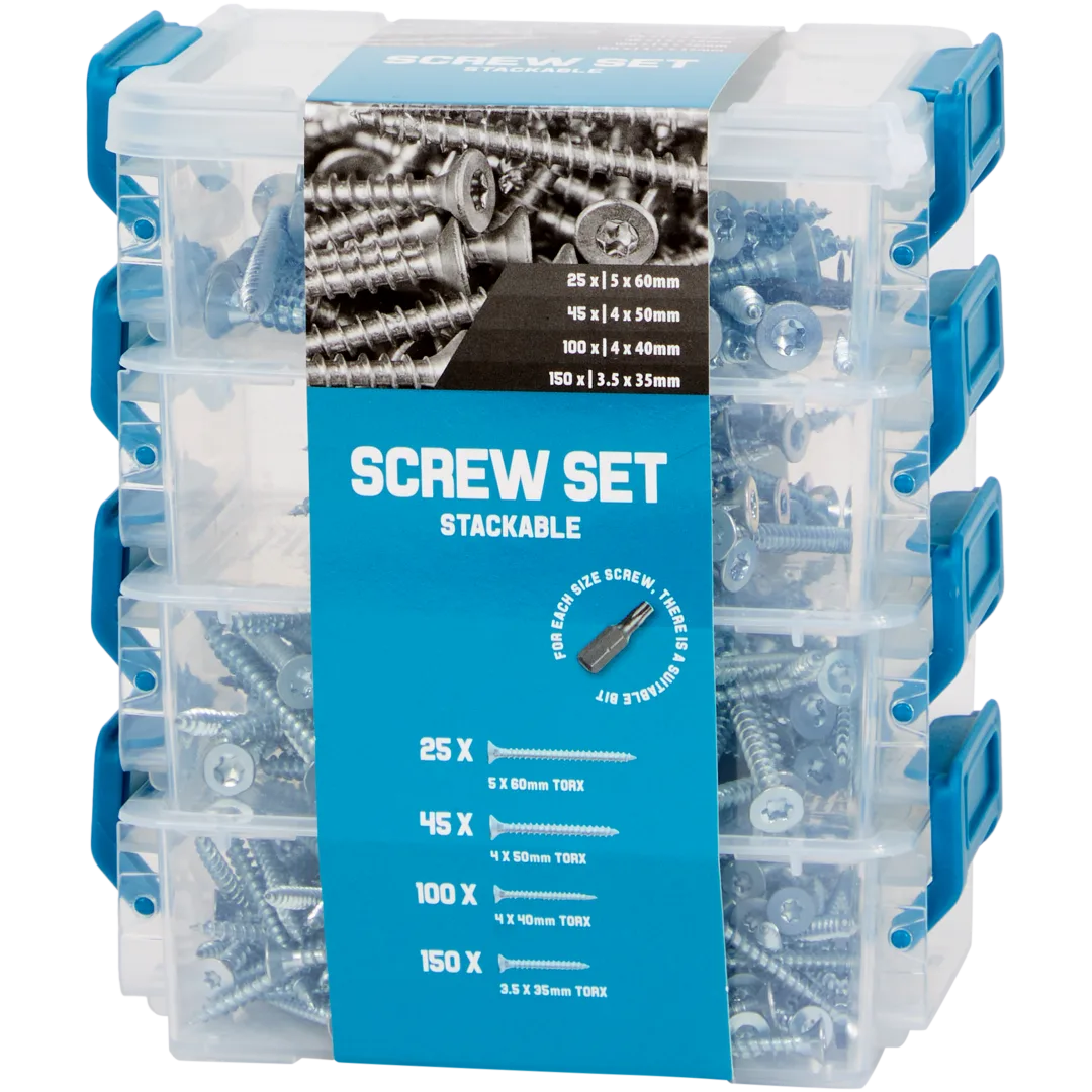 Stapelbares Torx-Schraubenset 3