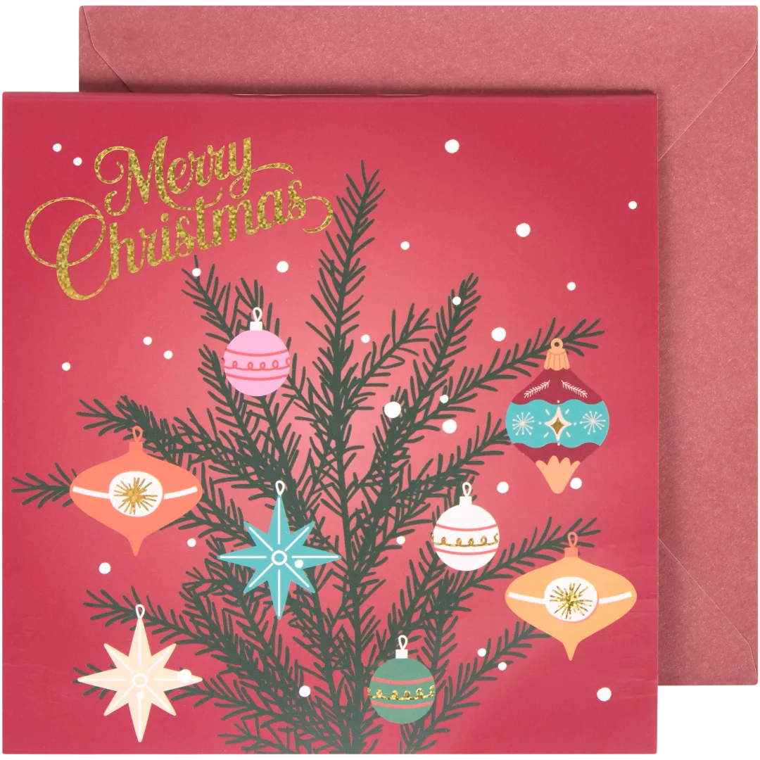 Weihnachtskarte mit Musik und Licht