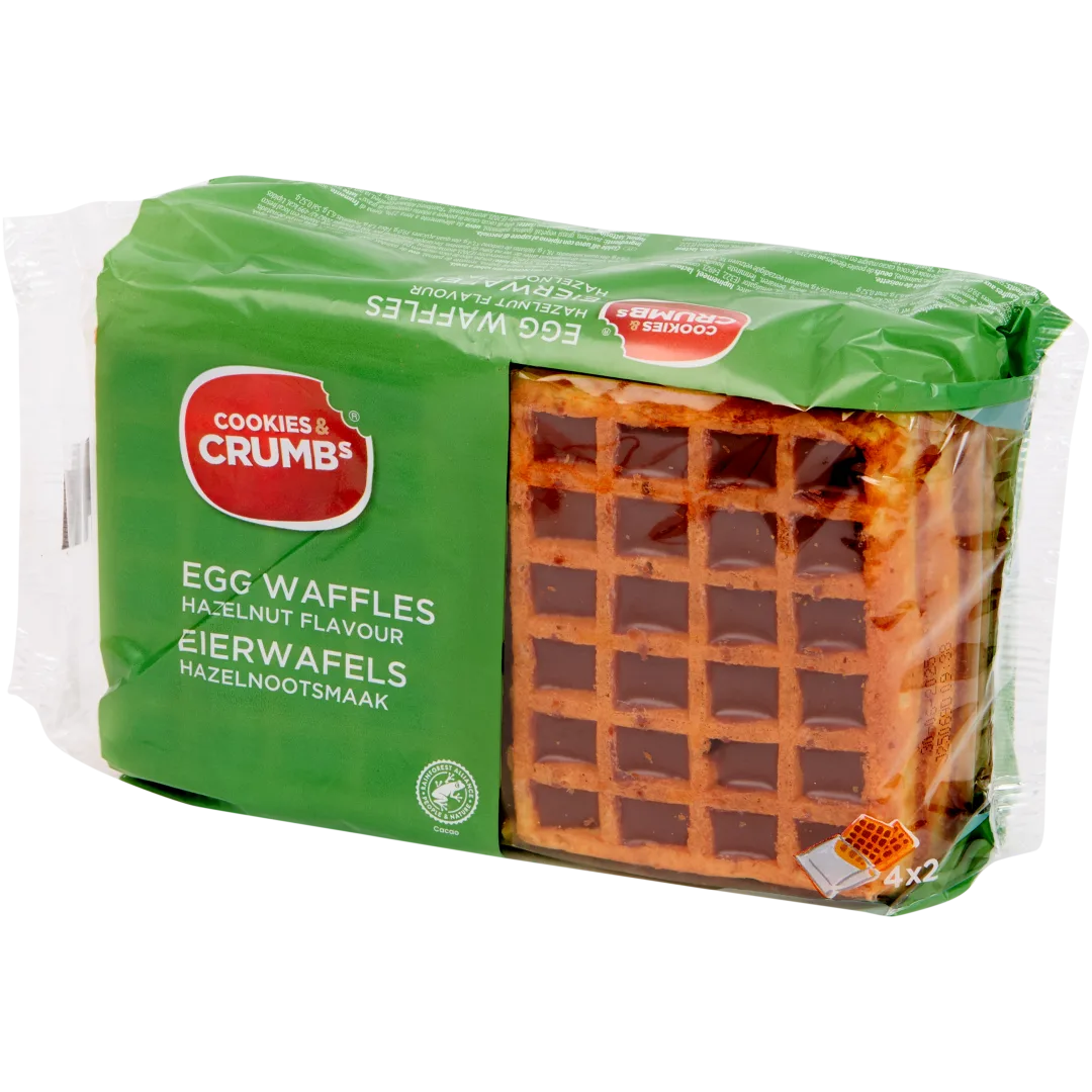Wafelki jajeczne Cookies & Crumbs Orzech laskowy 1