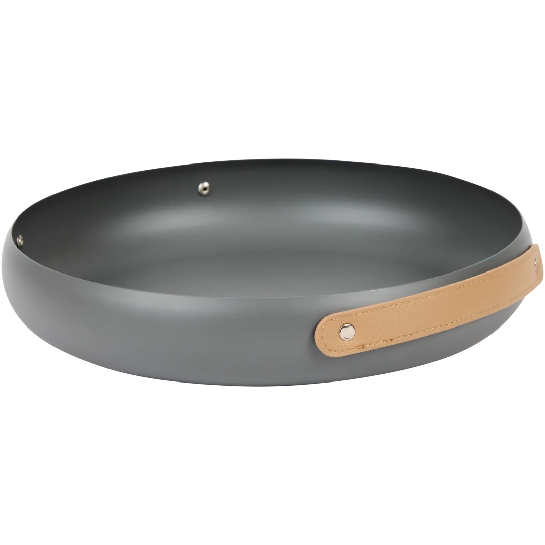 Ronde metalen tray