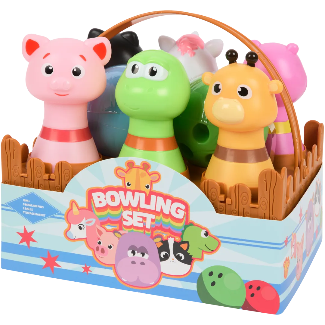 Dieren-bowlingset 3