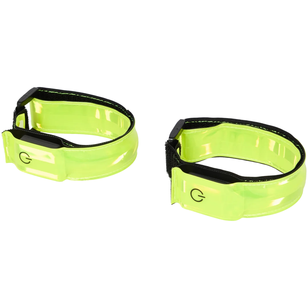 Reflecterende sportarmbanden met led