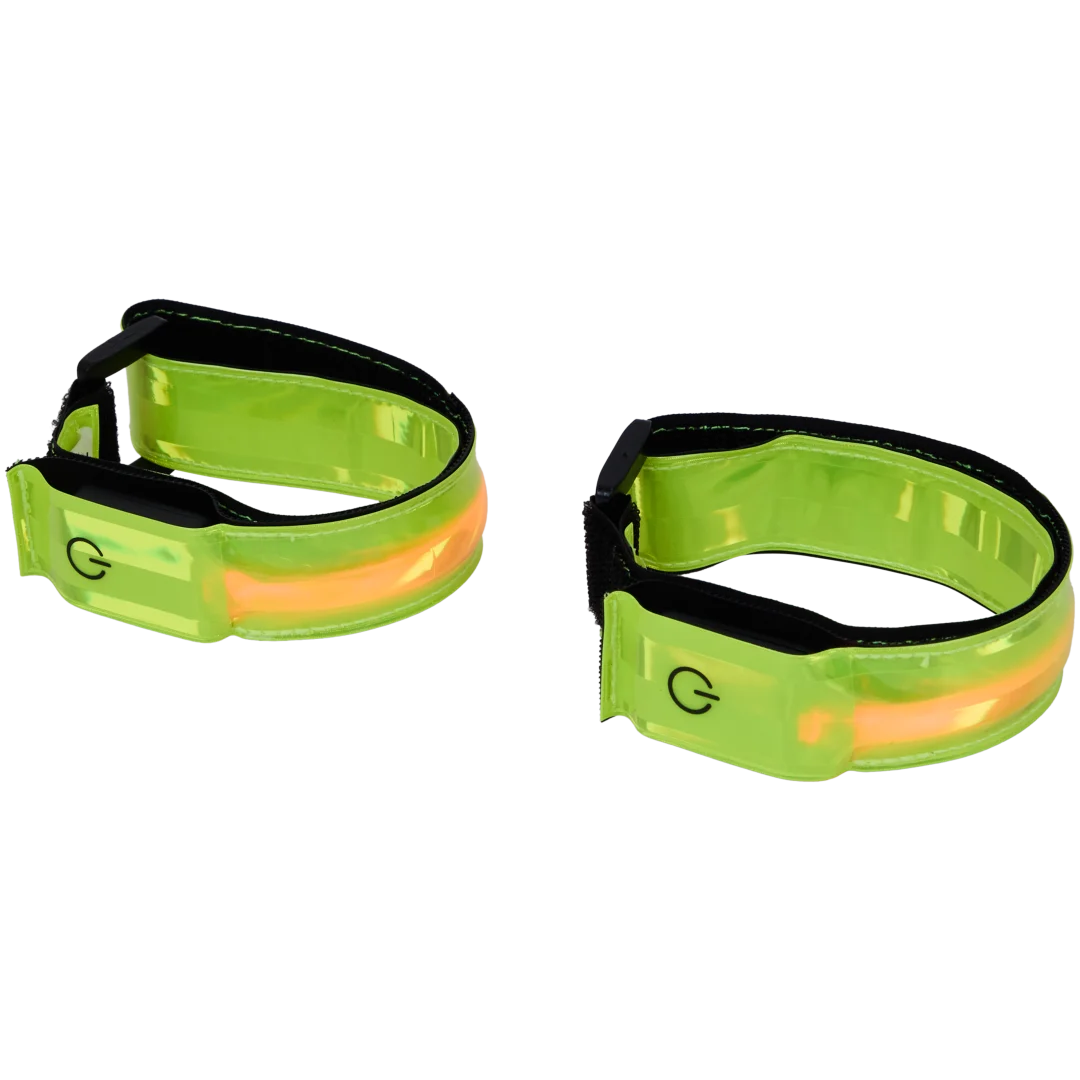 Reflecterende sportarmbanden met led