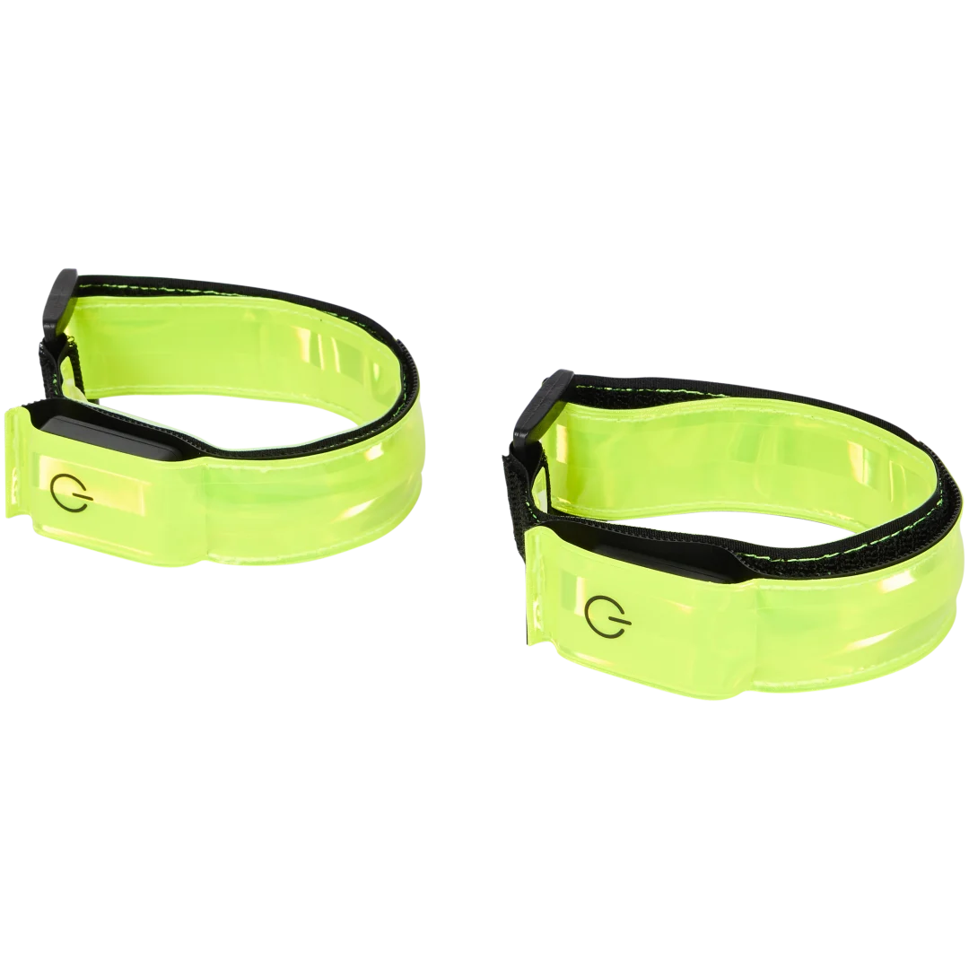Pulseiras refletoras com LED