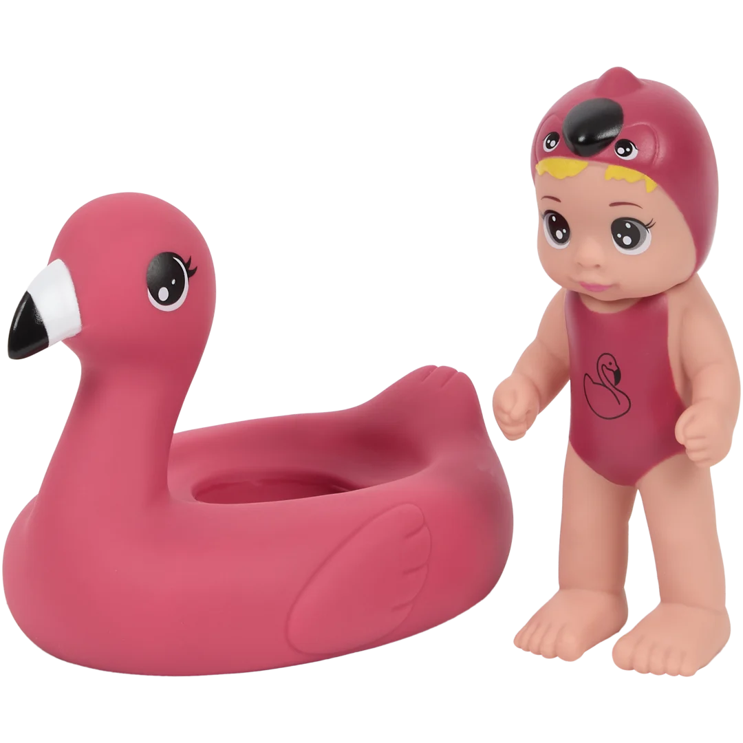 Puppe mit Schwimmreifen