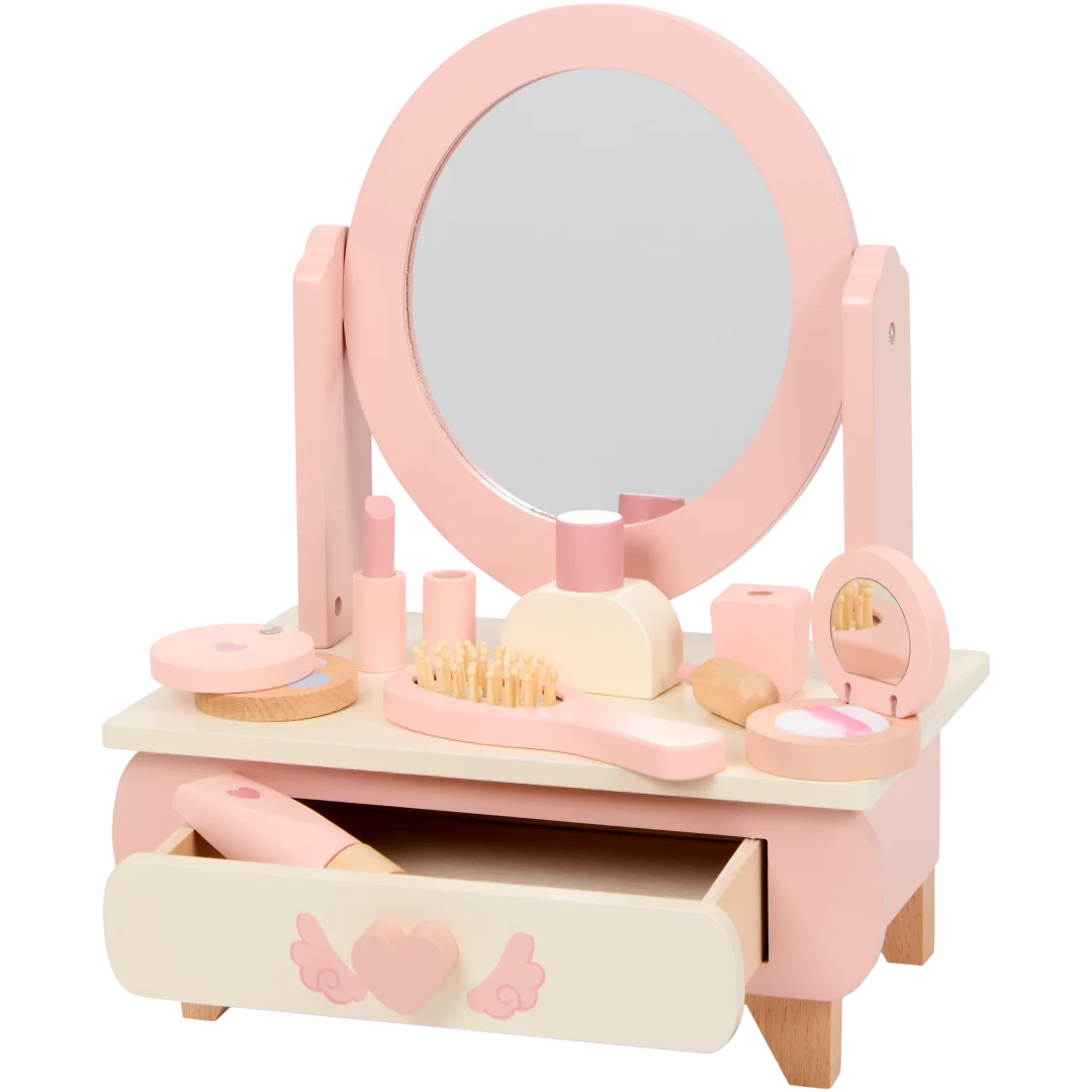 Spielzeugschminktisch aus Holz 1