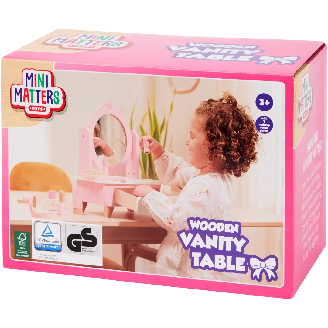 Spielzeugschminktisch aus Holz 3