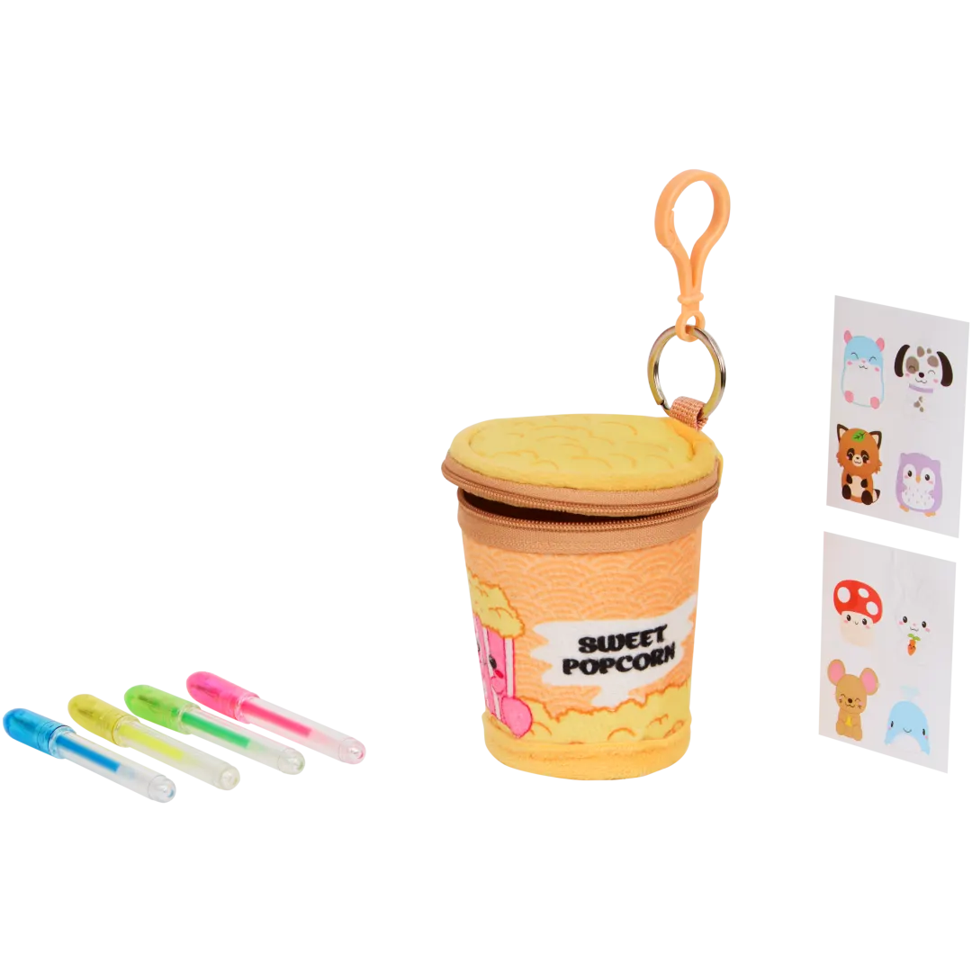 Kawaii mini sleutelhanger schrijfwarenset