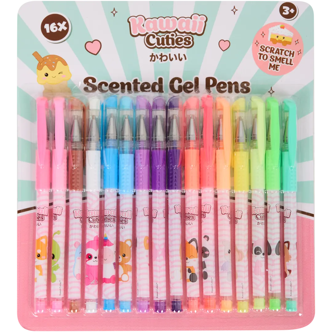 Kawaii gelpennen met geur
