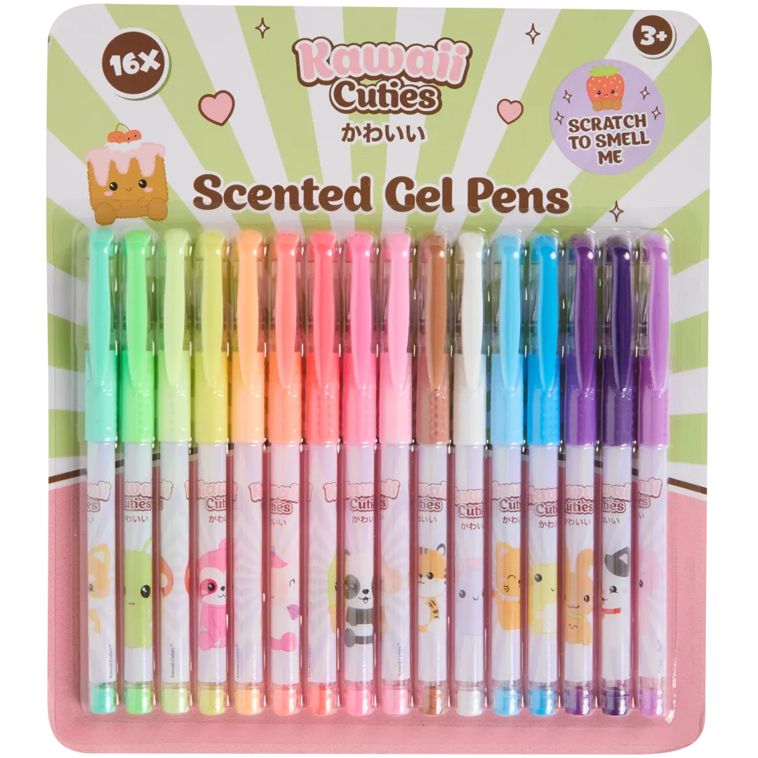 Canetas de gel com fragrância