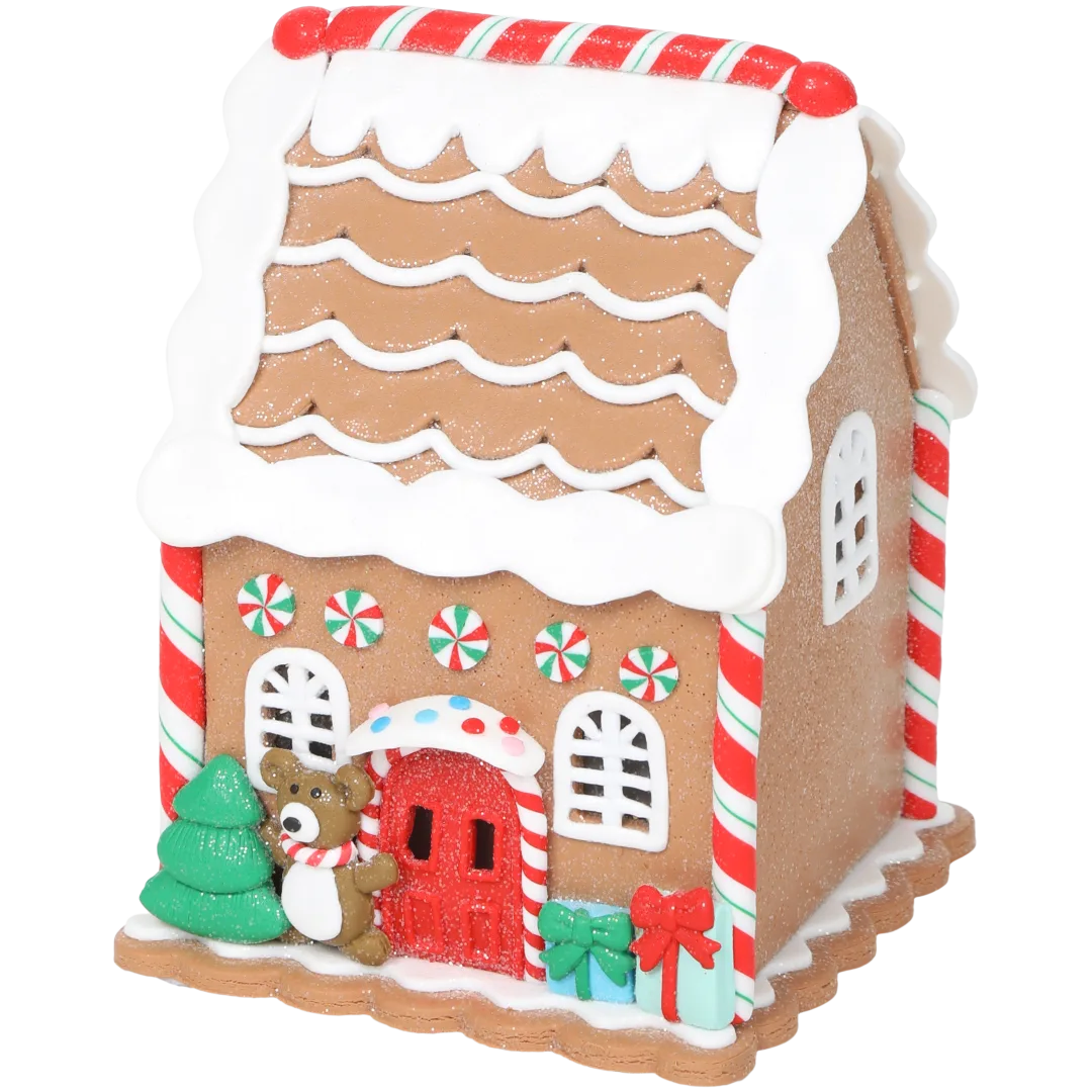 Casinha de Natal com iluminação LED