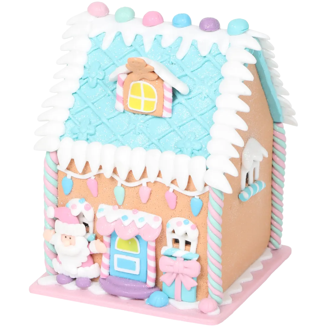 Casinha de Natal com iluminação LED
