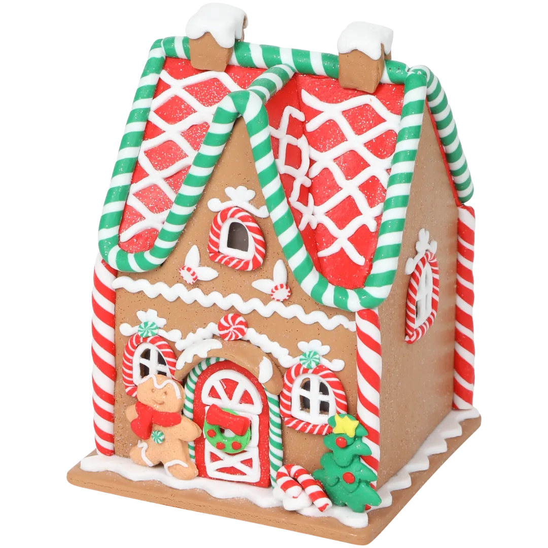Casinha de Natal com iluminação LED