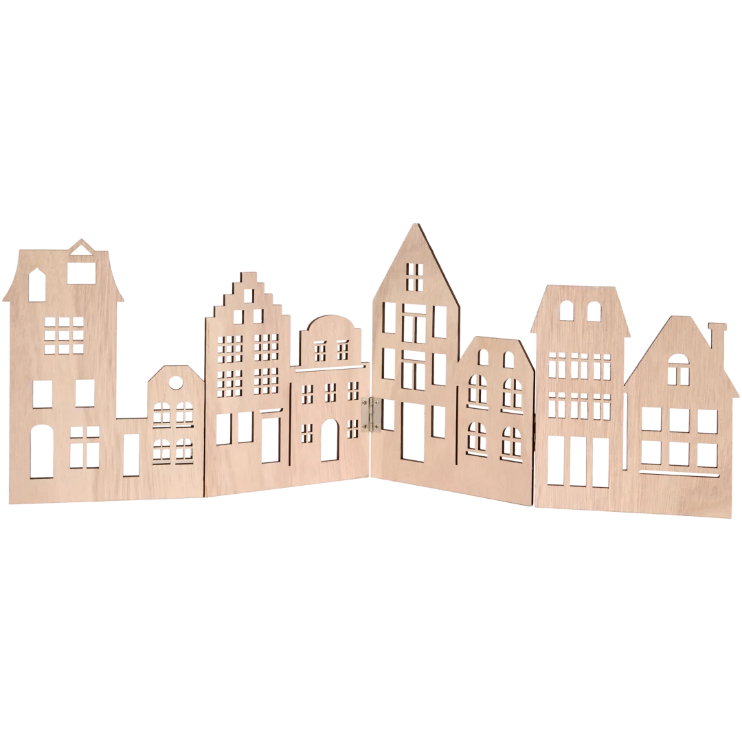 Aldeia de madeira Hobby Flora 1