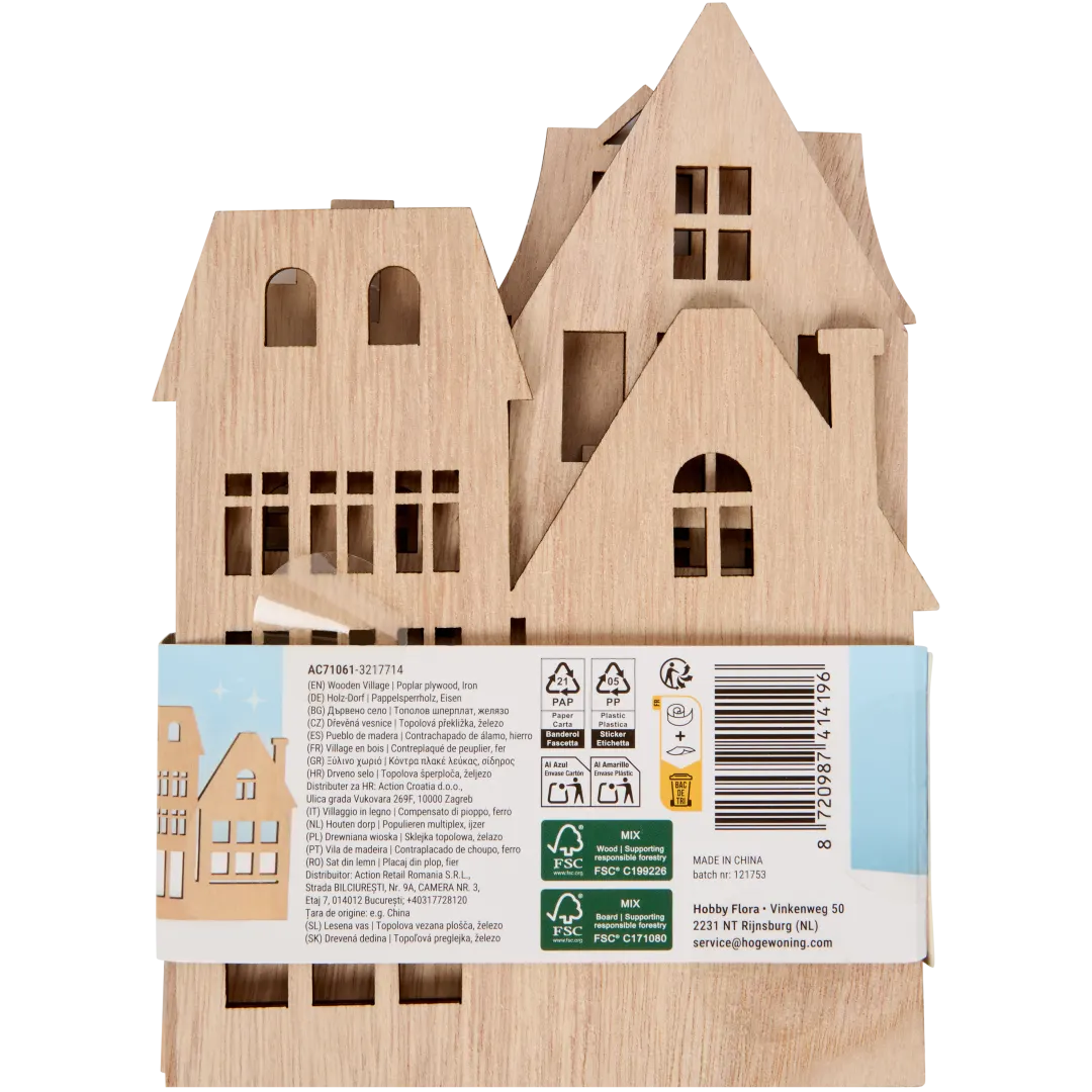 Aldeia de madeira Hobby Flora 2
