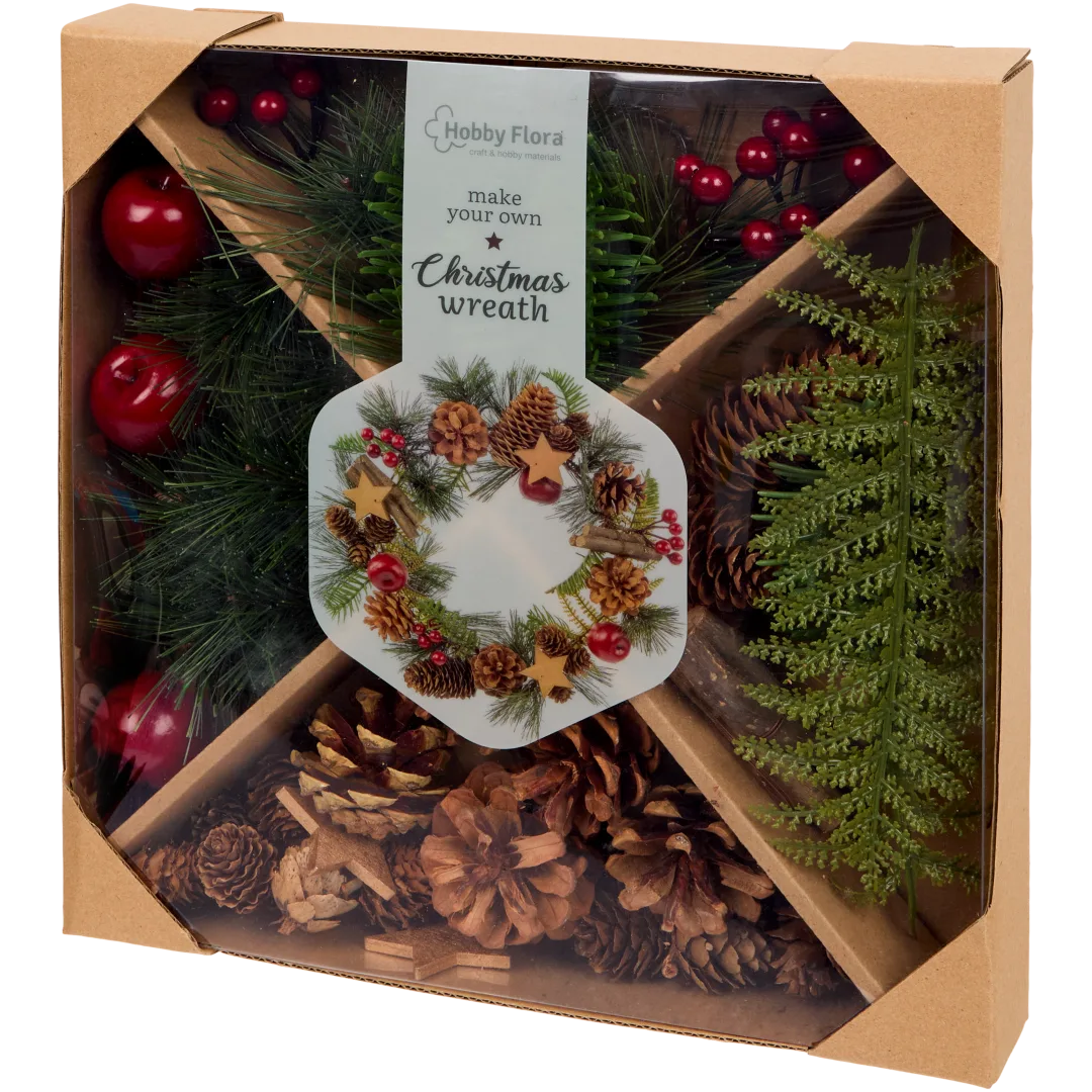 Crea la tua ghirlanda di Natale Hobby Flora