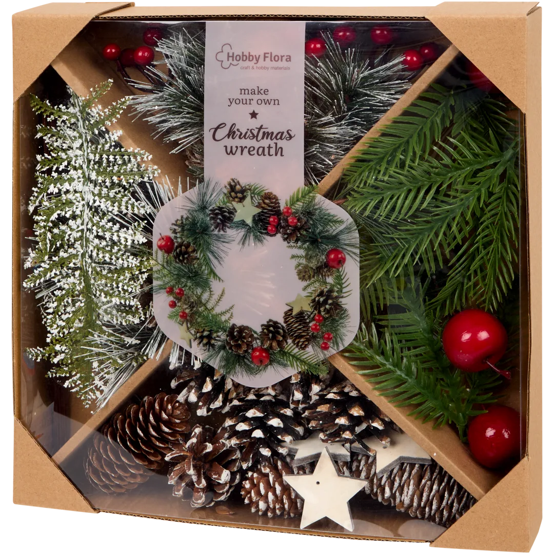 Crea la tua ghirlanda di Natale Hobby Flora