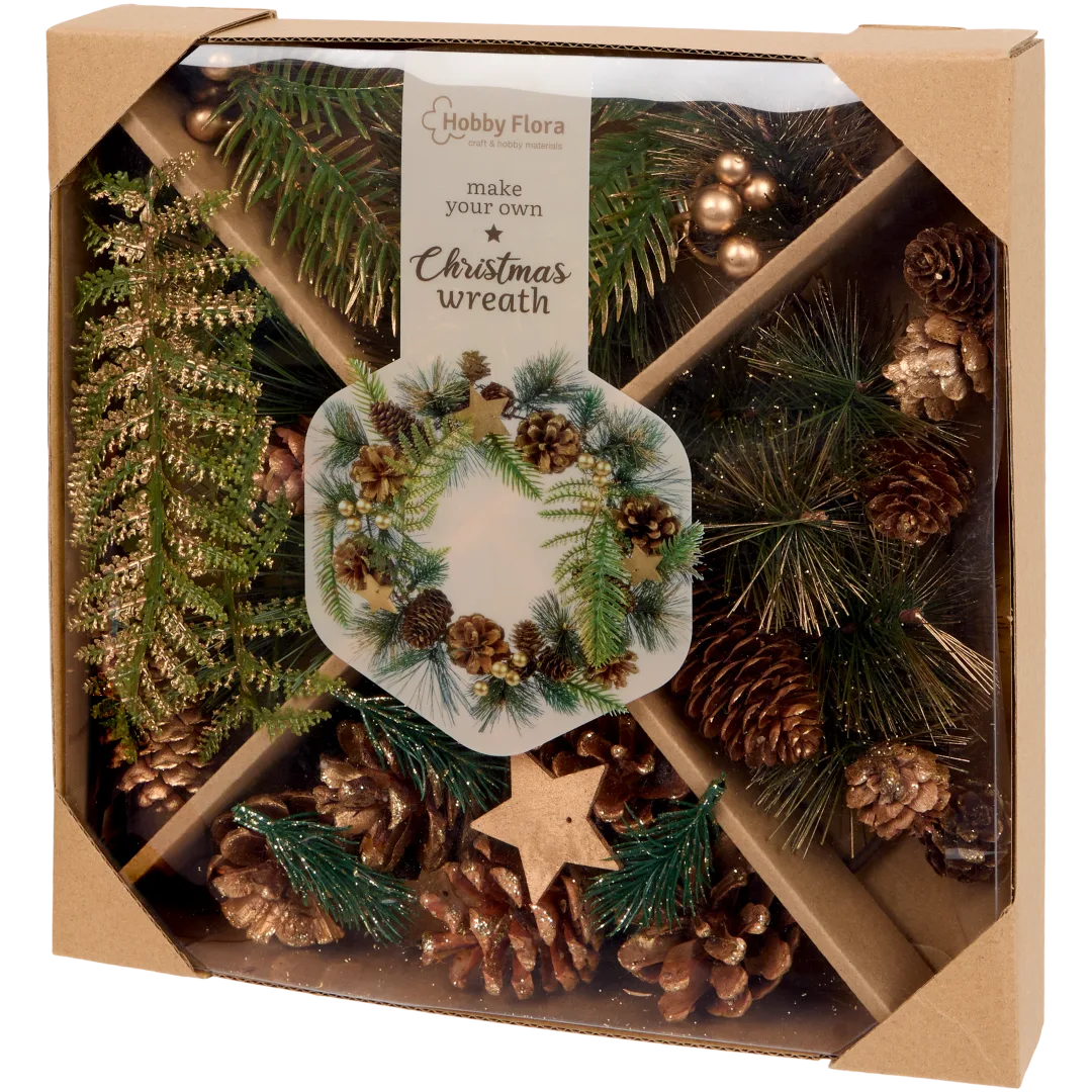 Crea la tua ghirlanda di Natale Hobby Flora