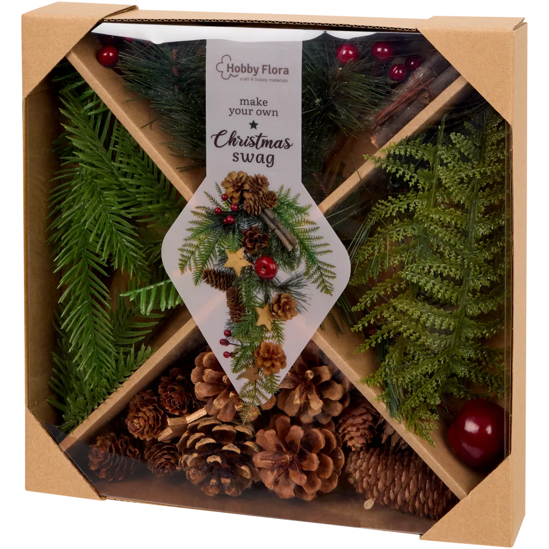Crea la tua ghirlanda di Natale Hobby Flora