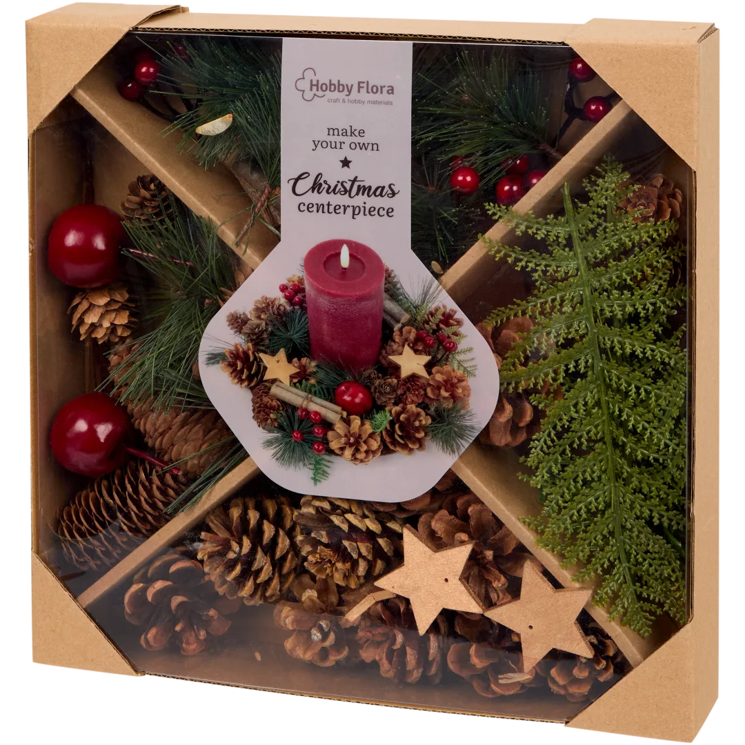 Crea la tua ghirlanda di Natale Hobby Flora