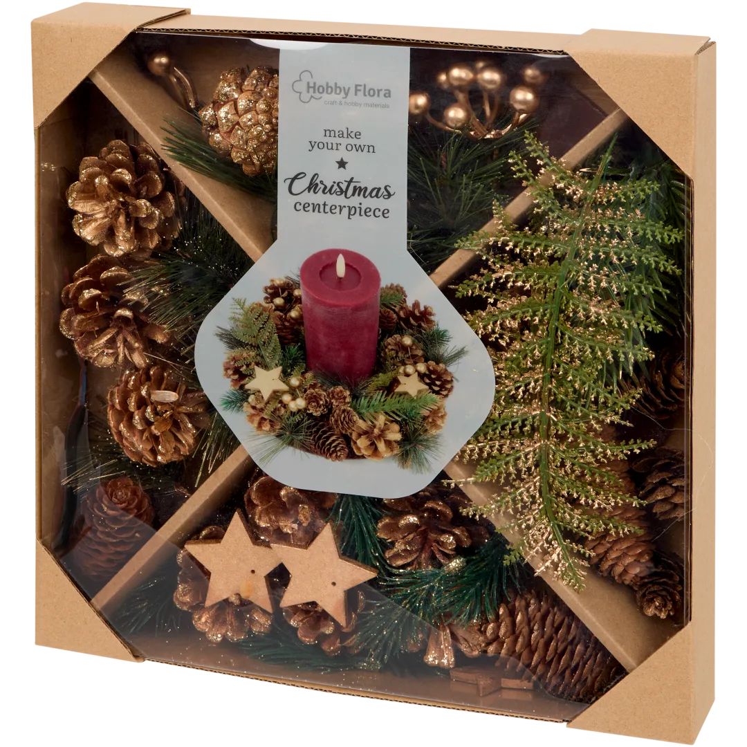 Crea la tua ghirlanda di Natale Hobby Flora